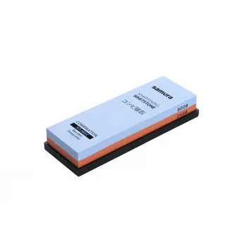 SAMURA SCS-280/C pietra ad acqua a doppia faccia, grana #2000/#5000, corindone, con base antiscivolo