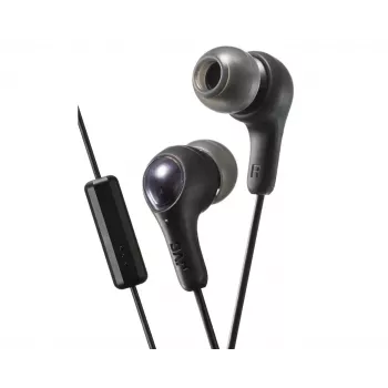 JVC cuffie con microfono, nero
