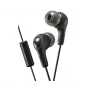 JVC cuffie con microfono, nero