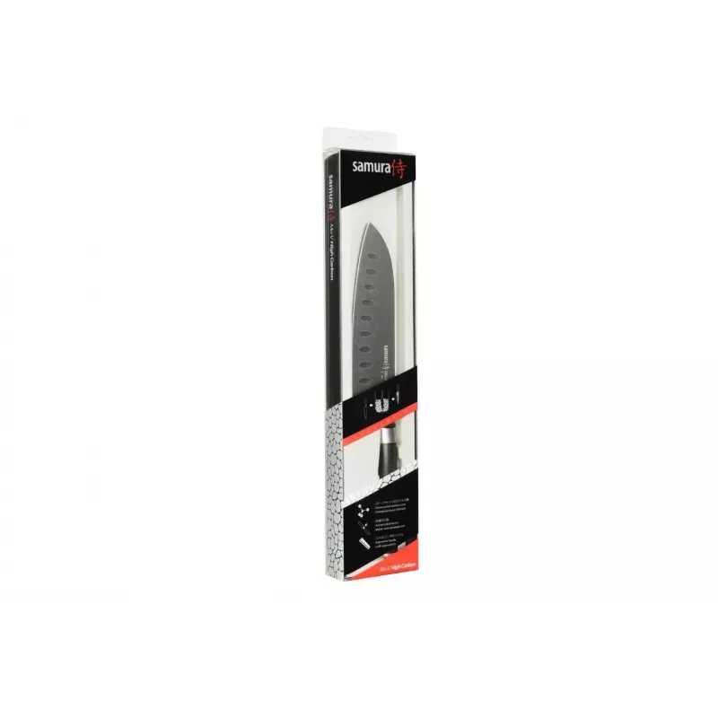 SAMURA coltello Santoku, Stonewash, 138 mm