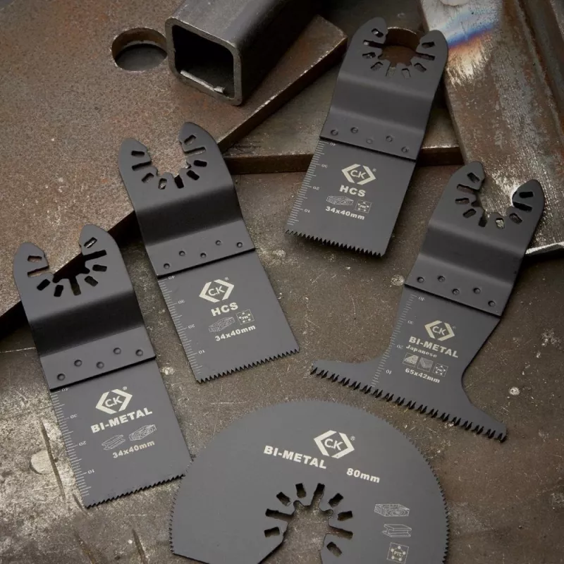 C.K Tools T0870 set di lame 5 pezzi (lame per seghetto alternativo e lame da traforo)