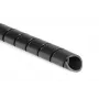 HellermannTyton 161-41301 spirale per gestione cavi, nero, polipropilene, 25 m, da -60 a 80 °C