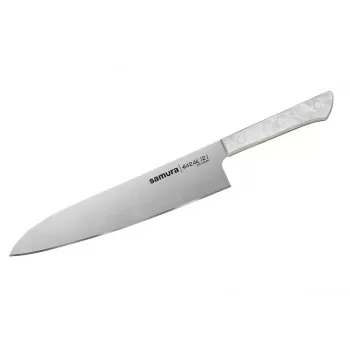 SAMURA Harakiri coltello da chef 240 mm manico in acrilico nero