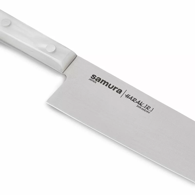 SAMURA Harakiri coltello da chef 240 mm manico in acrilico nero