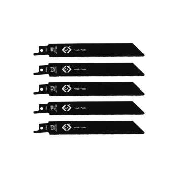 C.K Tools T0822 lame per seghetto alternativo 18 TPI, 150 mm, confezione da 5