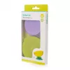 KIDSME tappetino ad aspirazione stay-in-place per scodelle, biberon e tazze, confezione da 2, lime e lavanda