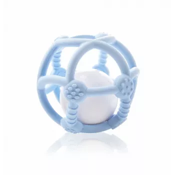 Kidsme palla da dentizione in silicone, azzurro