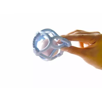 Kidsme palla da dentizione in silicone, azzurro