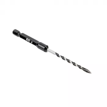 C.K Tools T3115 040 punta per muratura 4 mm, gambo esagonale 1/4 pollice, punta in carburo di tungsteno, acciaio 40CR