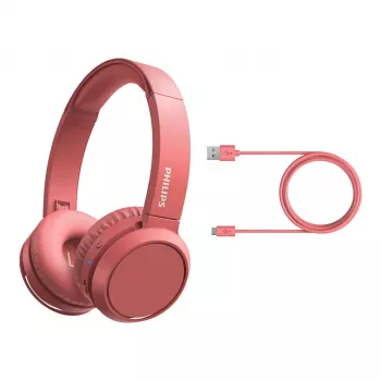 Philips TAH4205RD/00 cuffie on-ear Bluetooth, rosse