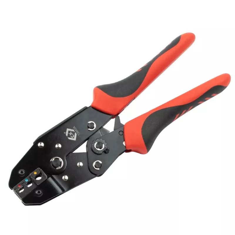 C.K Tools T3682A Pinza crimpatrice per connettori isolati 0,5-6 mm²