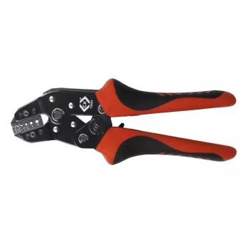 C.K Tools T3684 Pinza crimpatrice automatica per puntalini 0,25-6 mm² (AWG 23-10)
