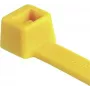 HellermannTyton T50R Fascette per cavi, poliammide 6.6, gialle, 200 mm x 4,6 mm, confezione da 100 111-04805