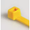 HellermannTyton T50R Fascette per cavi, poliammide 6.6, gialle, 200 mm x 4,6 mm, confezione da 100 111-04805