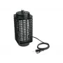 LUMIO Lampada antizanzare, 1,2 W, 230 V, copertura 30 m², luce UV, griglia elettrica, nera