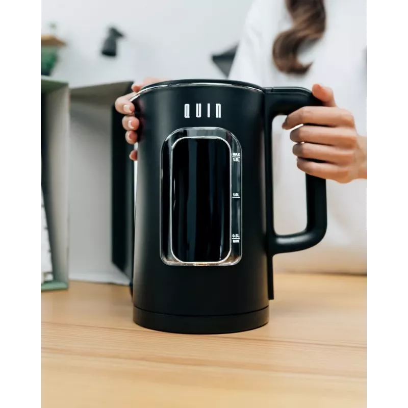 QUIN KTL-303 Bollitore elettrico, 1,5 L, nero