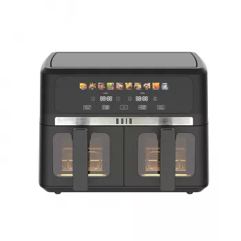 QUIN 9L Friggitrice ad aria calda digitale 1800W nera