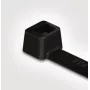 HellermannTyton T50S fascette per cavi in poliammide nere confezione da 100 (T 50 S-W)