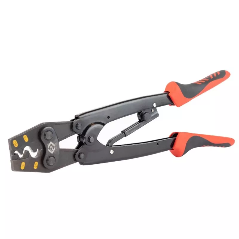 C.K Tools T3676A pinza crimpatrice per connettori non isolati 6-25 mm²