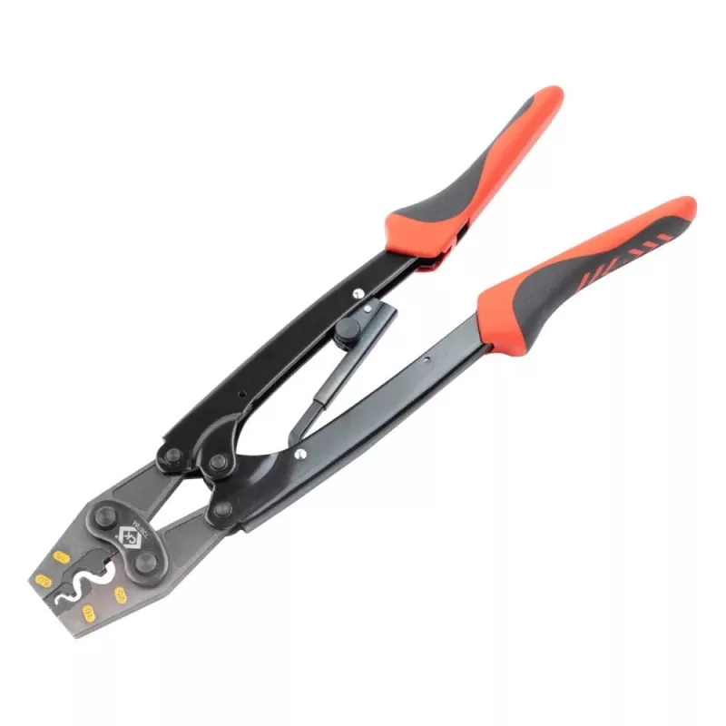 C.K Tools T3676A pinza crimpatrice per connettori non isolati 6-25 mm²