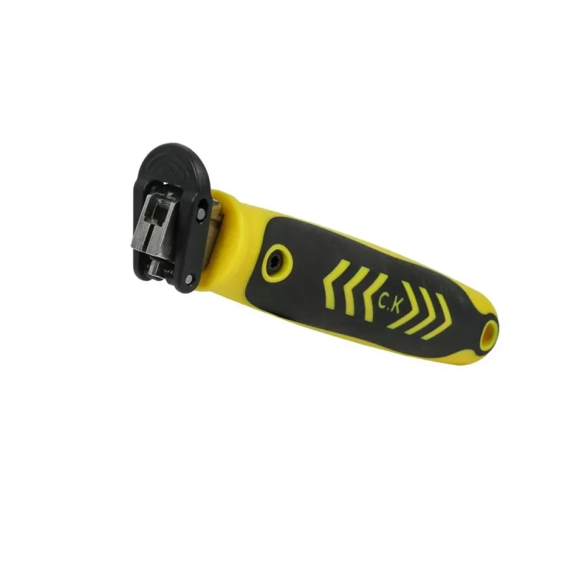 C.K Tools T0820-1 manico per lame da sega, 300 mm, manico ergonomico in materiale composito, nero/rosso