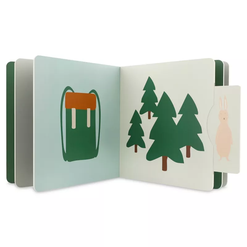 Trixie Mr. Fox libro di attività per neonati con elementi mobili, 12m+