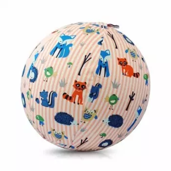 BUBA BLOON Bubabloon palloncino in lattice con rivestimento in tessuto, Animal Stripes rosa