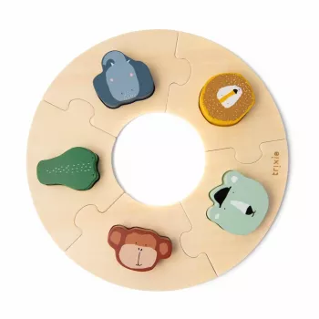 Trixie Mr. Fox puzzle in legno per bambini da 12 mesi