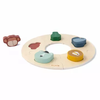 Trixie Mr. Fox puzzle in legno per bambini da 12 mesi
