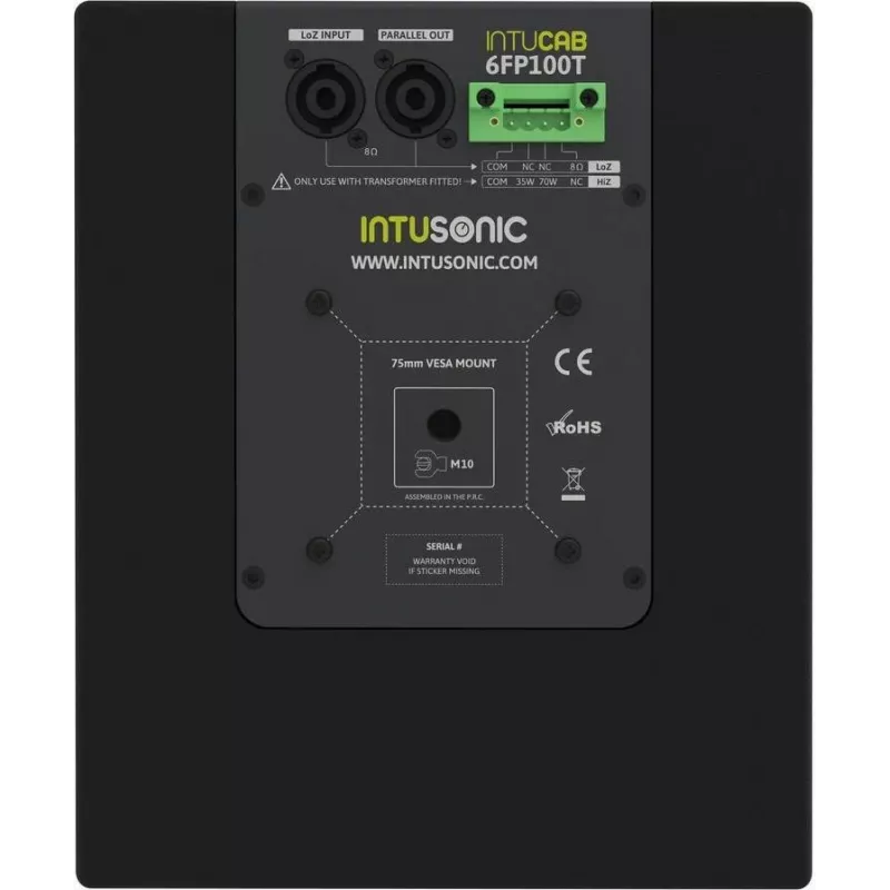 INTUSONIC 6FP100T altoparlante full-range a 2 vie 6,5