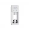 Philips SCB2070NB/00 caricabatterie con 2 batterie AA 700 mAh