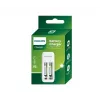 Philips SCB2070NB/00 caricabatterie con 2 batterie ricaricabili AA 700 mAh