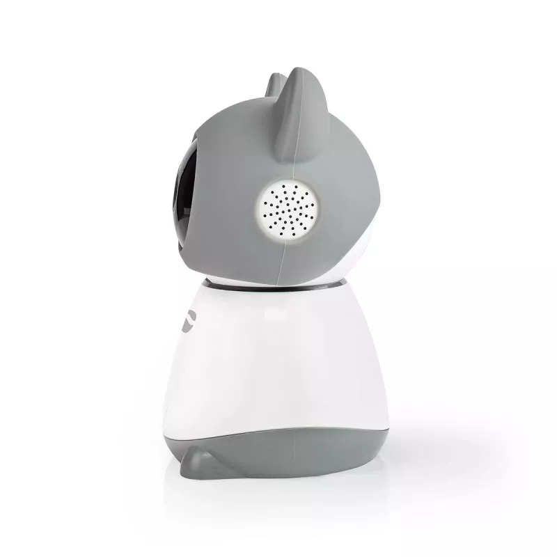 Nedis WIFICI30CGY telecamera di sorveglianza IP wireless per interni – 720p HD, visione notturna, audio bidirezionale