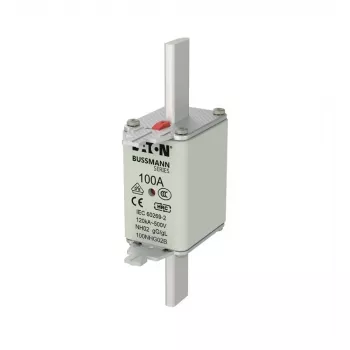 Eaton 100NHG02B fusibile NH D02 100 A 500 V gG con indicatore meccanico, confezione da 3