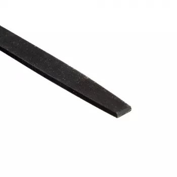C.K Tools T0080A 10 lima piatta, 250 mm, lima dolce, taglio incrociato, acciaio al carbonio, DIN 7261