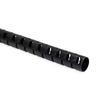 HellermannTyton HWPAV025-PA6V0-BK (25) Corrugato tagliato, poliammide 6, nero, 25 m 161-63401