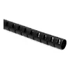HellermannTyton HWPP25/2-BK Corrugato tagliato, 25 mm di diametro nominale, nero, 25 m di lunghezza