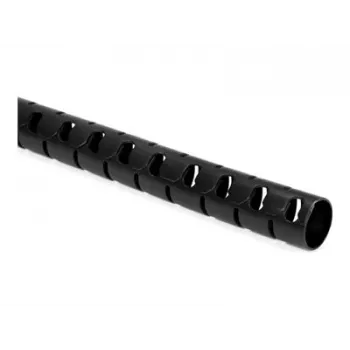 HellermannTyton HWPP25/2-BK Corrugato tagliato, 25 mm di diametro nominale, nero, 25 m di lunghezza