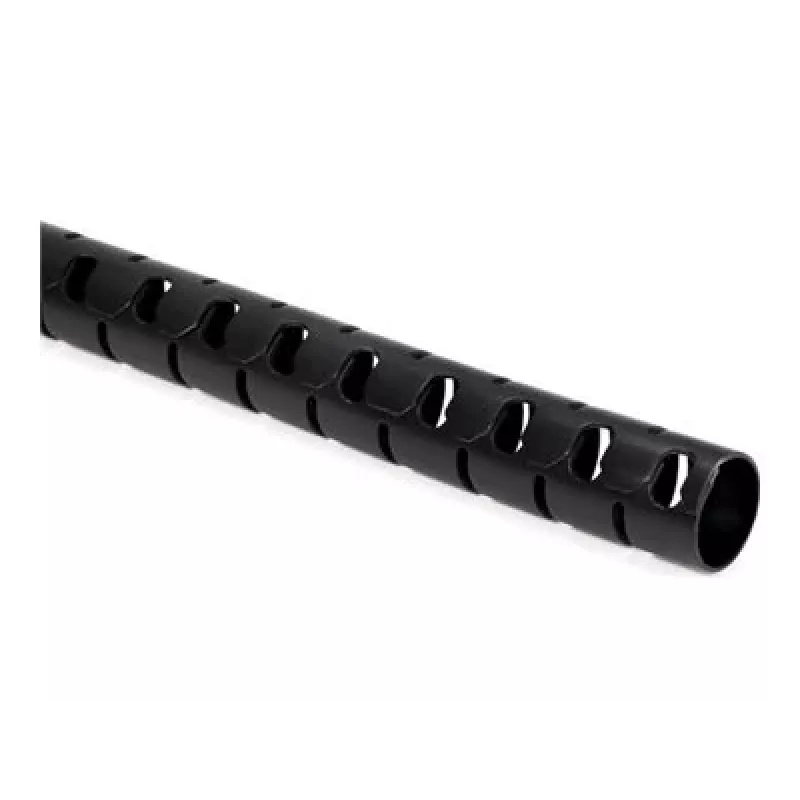 HellermannTyton HWPP25/2-BK Corrugato tagliato, 25 mm di diametro nominale, nero, 25 m di lunghezza