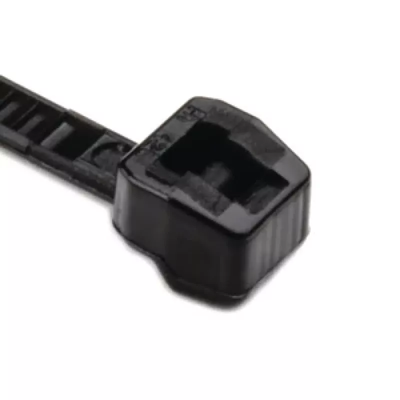 HellermannTyton T18ROS Fascette in poliammide nere, 100 mm x 2,5 mm, confezione da 500 118-04701