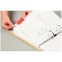 LEITZ Esselte linguette a vista, pellicola colorata trasparente, larghezza striscia 200 mm, assortite (arancione, giallo), 25 pezzi (55002)