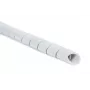 HellermannTyton 161-41002 Spirotect avvolgicavo a spirale in filo metallico, grigio, diametro esterno 10 mm, lunghezza 25 m