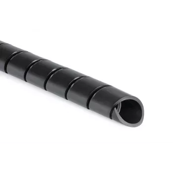 HellermannTyton 161-41204 fascetta serracavi a spirale, polipropilene, nera, diametro nominale 20 mm, lunghezza 25 m