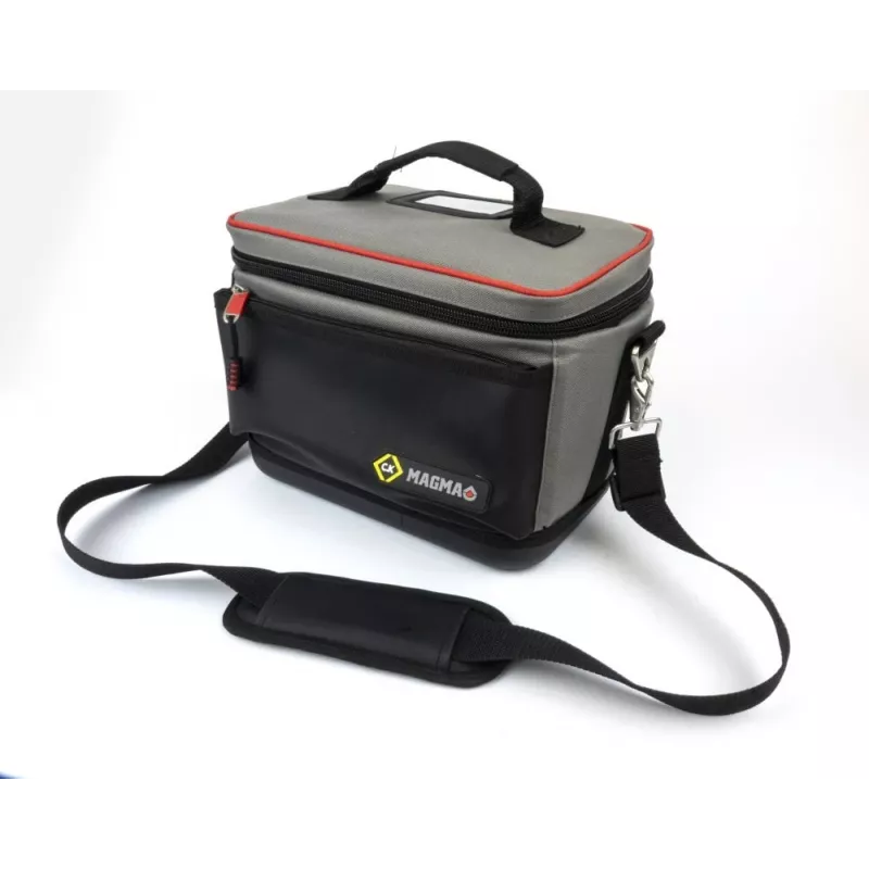 C.K Tools MA2641 valigetta per strumenti di test Plus, poliestere 600D, 300 x 220 x 100 mm, nera/blu