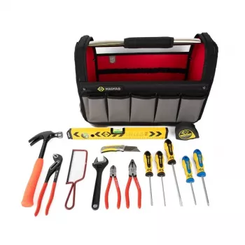 C.K Tools T5971 set di utensili in borsa, 15 pezzi