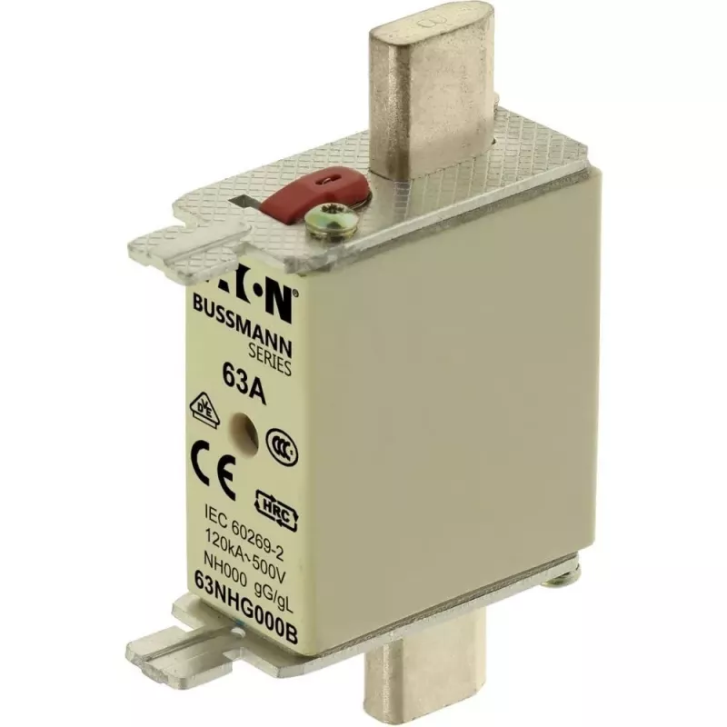 Eaton 63NHG000B fusibile NH, misura 0, 63 A, 500 V AC, gG
