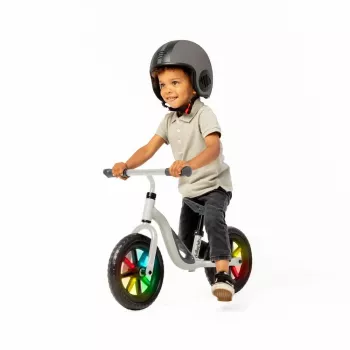 Chillafish Charlie 10 triciclo senza pedali, beige, con luci, 1,5-4 anni