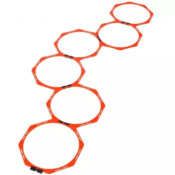 Select set anelli di coordinazione con 6 anelli e borsa, diametro 40 cm, giallo