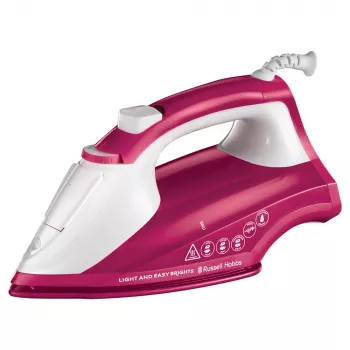 Russell Hobbs Light & Easy Pro 2400W ferro da stiro a vapore Easy Brights Berry (26480-56)