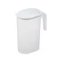 PLAST TEAM caraffa per succo 1,5 L, trasparente/bianco, PP con guarnizione TPE 11200800
